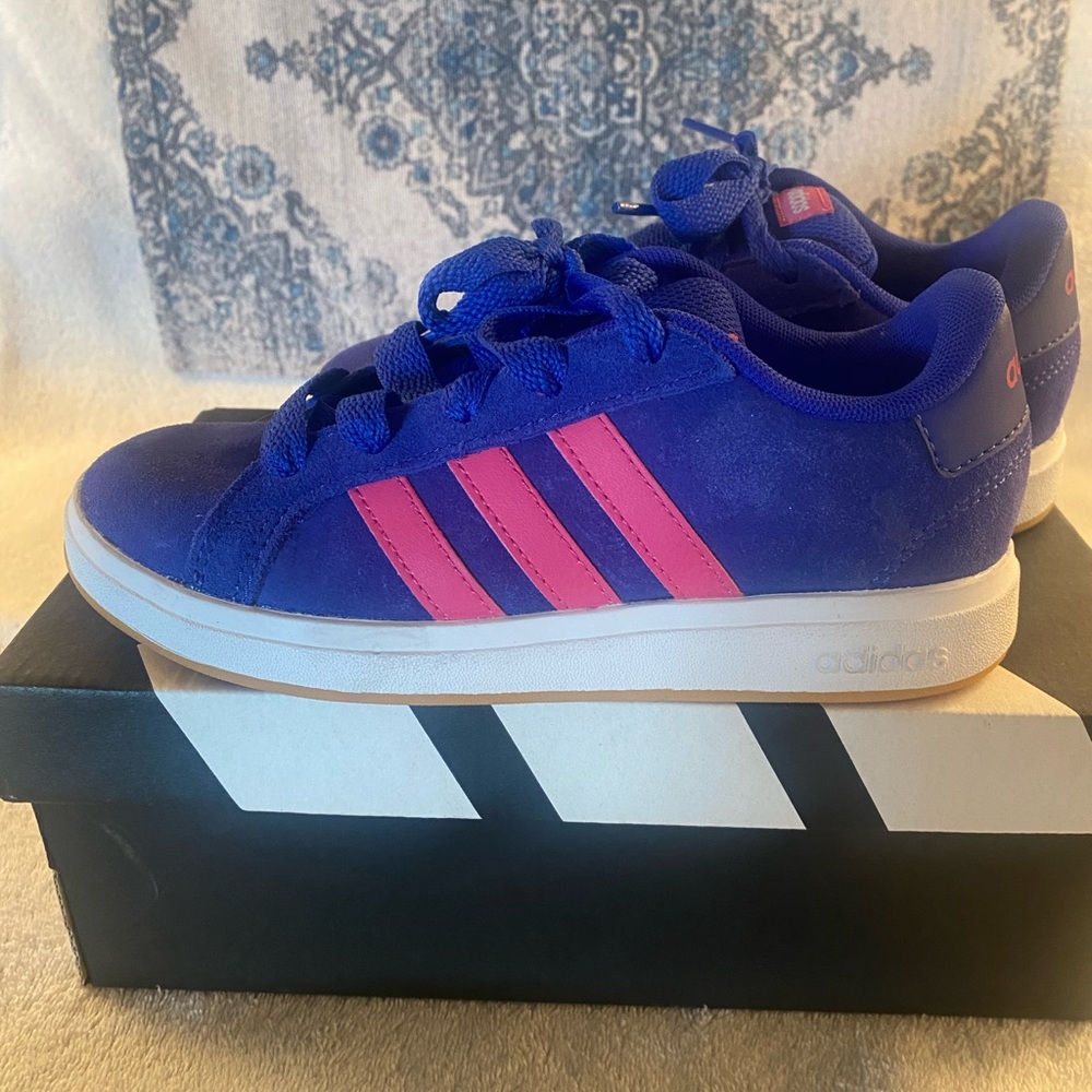 adidas Kids Grand Court 00s Tennis Shoes